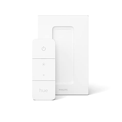 Philips Hue Smart Dimmer Switch with Remote (Requires Hue Hub, Installation-Free, Smart Home, Exclusively for Philips Hue Smart Bulbs)