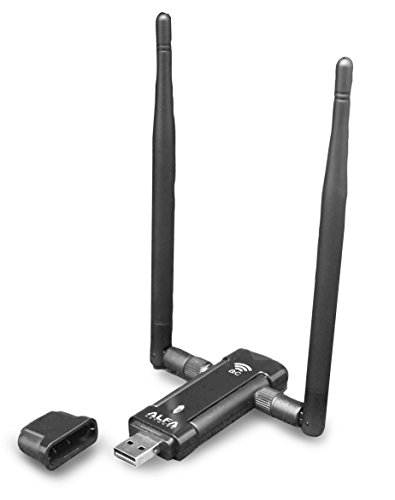 Alfa Long-Range Dual-Band AC1200 Wireless USB 3.0 Wi-Fi Adapter w/2x 5dBi External Antennas - 2.4GHz 300Mbps / 5Ghz 867Mbps - 802.11ac & A, B, G, N