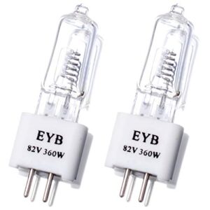 wadoy eyb 82v 360w projector bulb rse-57 compatible with apollo 15000 15002 15009 a1004 a1005 al1004 al1005 overhead projector bi-pin based stage & t3.5 bulb – 2 pack