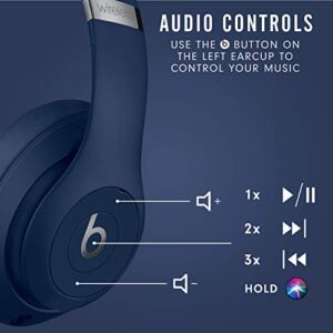 Beats Studio3 Wireless Bluetooth Headphones - Blue/Core (Renewed)