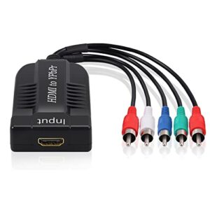 linkfor 1080p hdmi to component converter scaler, hdmi input to ypbpr convert hdmi to component, only hdmi to component converter for hdtv box pc ps3 roku blu-ray dvd (not component to hdmi)