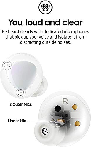 UrbanX Street Buds Plus - True Wireless Earbuds w/Hands Free Controls (Wireless Charging Case Included) - White