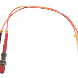 1ft Fiber Optic Adapter Cable LC (Male) to ST (Female) Multimode 62.5/125 Duplex