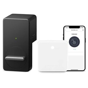 switchbot wi-fi smart lock, keyless entry door lock, smart door lock front door, electronic smart deadbolt, fits your existing deadbolt in minutes,great for airbnbs, vacation rentals and more