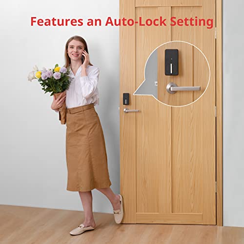 SwitchBot Wi-Fi Smart Lock, Keyless Entry Door Lock, Smart Door Lock Front Door, Electronic Smart Deadbolt, Fits Your Existing Deadbolt in Minutes,Great for Airbnbs, Vacation Rentals and More