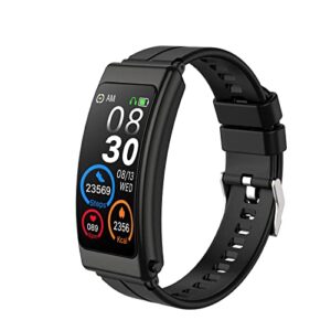 Smartwatch with Wireless Earphones, Ultrathin 1.14inch IPS Touch-Screen, IPX6 Waterproof, No Need to Download APP, Health Monitoring, Hi-fi Stereo Sound Quality, for Sport, Gaming