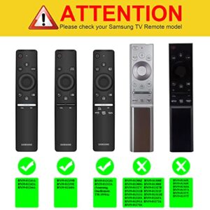 Fintie Protective Case Compatible Samsung Smart TV Remote Controller BN59 Series, CaseBot Light Weight Kids-Friendly Anti Slip Shock Proof Silicone Cover, Green-Glow in The Dark