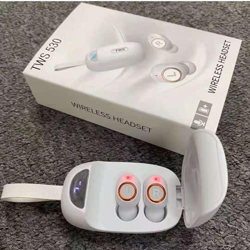 UrbanX Wireless Earbuds for Xiaomi Redmi Note 10S with Immersive Sound True 5.0 Bluetooth in-Ear Headphones - Includes 2000mAh Charging Case - Stereo Calls Touch Control IPX7 Sweatproof Deep Bass