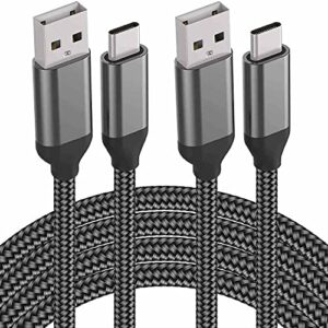 grtoeud usb c cable 15ft 2pack, extra long usb-a to usb-c cable braided fast charger cord compatible with sony ps5, samsung galaxy s22 s21 s20 s10, note 9 plus, oneplus 10 pro, nintendo switch, moto