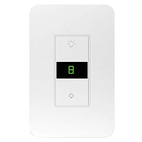 Smart Dimmer Switch WiFi Light Switch Dimmer Work with Alexa Google Home