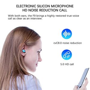 Wireless Earbuds Bluetooth 5.0 Headset Wireless Earphones Mini Earbuds Stereo Headphones Earphone for Music Sport