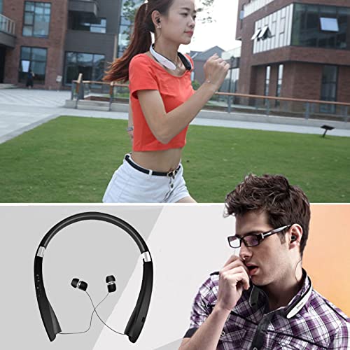 Frogued SX-991 Wireless Earbud Stereo Intelligent Noise Reduction Foldable Bluetooth-compatible5.0 Neck Hanging Sports Earphone