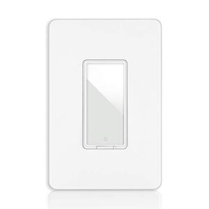3 way smart switch by martin jerry, compatible with alexa, smart home devices works with google home, 2.4g wifi, no hub, works with traditional 3-way 4-way light switch