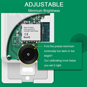 3 Way Smart Dimmer Switch by Martin Jerry | Rotary Trailing Edge Dimmer, SmartLife App, Compatible with Alexa as WiFi Light Switch Dimmer, Works with Google Assistant