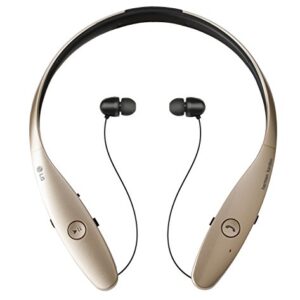 LG Electronics Tone Infinim HBS-900 Bluetooth Wireless Stereo Headset- Retail Packaging - Gold