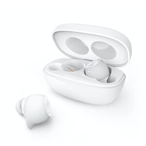 belkin soundform immerse noise cancelling earbuds, true wireless earbuds with hybrid anc, wireless charging, ipx5 sweat and water resistant, apple find my for iphone, galaxy, pixel and more – white