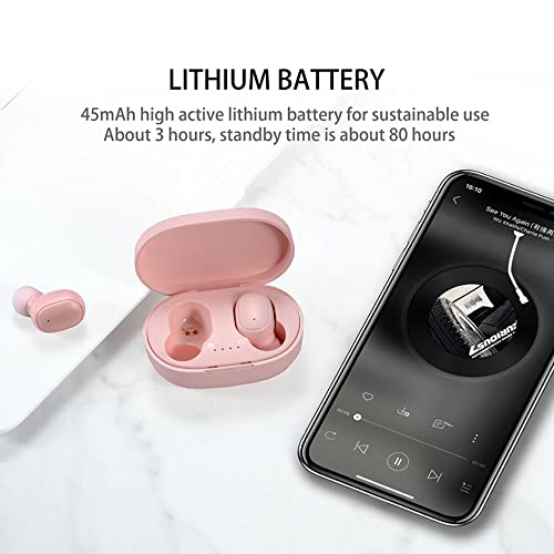 Wireless Earbuds Bluetooth Headphones in-Ear, Noise Cancelling Earbuds Stereo Sound, Deep Bass & with Charging Case Air Buds Pro Touch Control, Wireless Headphone IPX7 Waterproof Sport