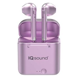 iqsound iq sound true wireless earbuds rose gold