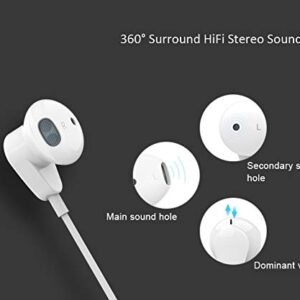 Earbuds Wired 3.5mm Jack with Mic Noise Cancelling Volume Control Headphones Earphones for Galaxy Note 10 Lite Note 9, S10 Plus, S9 Plus, S10 5G, LG Stylo 6 V60, Moto One 5G Ace, Pixel 5a 4a (Black)