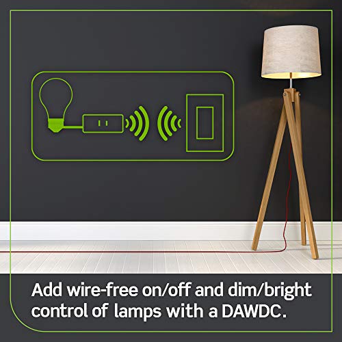 Leviton D23LP-2RW Decora Smart Wi-Fi Mini Plug-In Dimmer (2nd Gen), Works with Hey Google, Alexa, Apple HomeKit/Siri, and Anywhere Companions, No Hub Required