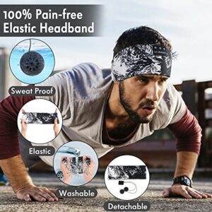 Bluetooth Headband Headphones Wireless Sleep Headphones, Music Sports Headband for Sleeping, Jogging, Workout, Yoga, Sleeping Headphones