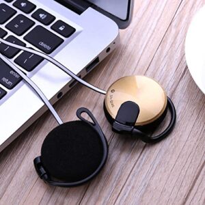 Clip Earphones Wired | 3.5mm Over Ear Earphones for Phone - Ear Buds with Ear Hook for Exercise Jogging Hiking Climbing Workout Camping