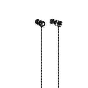 KICKER 43EB93B Microfit Premium Earbuds | in-Ear Noise-Isolating Earphones | Silicon Ear Tips 4 Sizes | in-Line Mic and Multi-Function Button | Legendary Audio Quality