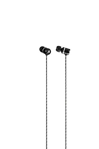 KICKER 43EB93B Microfit Premium Earbuds | in-Ear Noise-Isolating Earphones | Silicon Ear Tips 4 Sizes | in-Line Mic and Multi-Function Button | Legendary Audio Quality