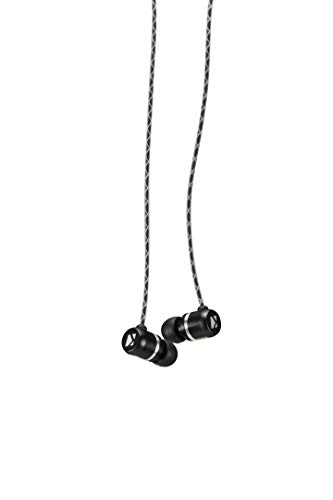 KICKER 43EB93B Microfit Premium Earbuds | in-Ear Noise-Isolating Earphones | Silicon Ear Tips 4 Sizes | in-Line Mic and Multi-Function Button | Legendary Audio Quality
