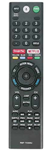 Replaced Voice Remote fit for Sony Smart TV XBR-43X800D XBR-43X800E XBR-49X800D XBR-49X900E XBR-55X850D XBR-55X850DS XBR-55X850S XBR-55X900E XBR-55X930D XBR-55X930E XBR-65X850D XBR-65X900E