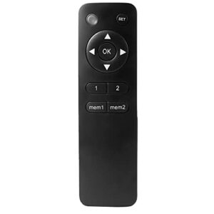 vivo spare rf remote for compatible electric motorized tv mounts, 2 memory settings, radio frequency, wide operating range, batteries not included, black, pt-rt-70