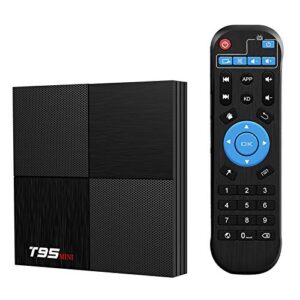t95 mini android 9.0 tv box, turewell android tv box 2gb ram 16gb rom video box h6 quadcore cortex-a53 smart tv box 2.4ghz wifi 3d 6k android box streaming media player