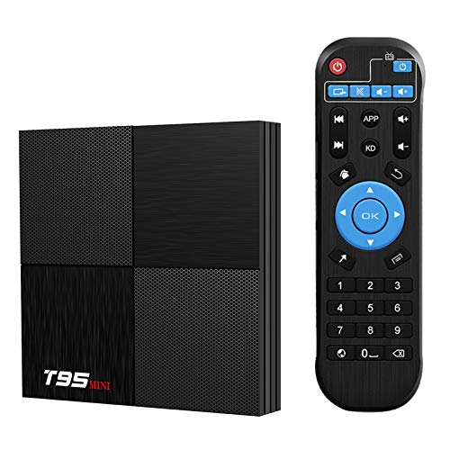 T95 Mini Android 9.0 TV Box, TUREWELL Android TV Box 2GB RAM 16GB ROM Video Box H6 Quadcore cortex-A53 Smart TV Box 2.4GHz WiFi 3D 6K Android Box Streaming Media Player