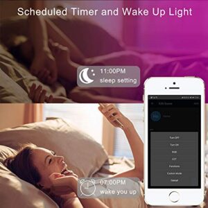 LED Controller, Bluetooth Mesh Smart RGB Controller for LED Strip Lights, More 64 LED Strip Collaborations, Dimmable Colors, Sunset Alarm Clock
