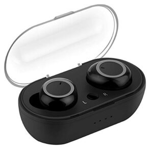 aicase bluetooth wireless earphones, i30 stereo headphone with charging case, bluetooth 5.0 dual in-ear mini earbuds, earphones for sports and running