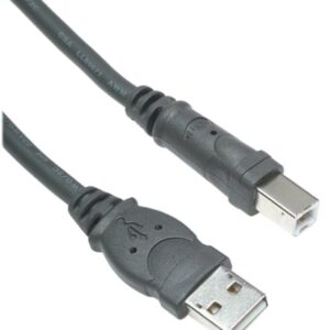 Belkin - F3U133b10 (F3U133b10) Hi-Speed USB A/B Cable, USB Type-A and USB Type-B (10 Feet) Black