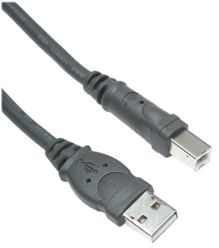 Belkin - F3U133b10 (F3U133b10) Hi-Speed USB A/B Cable, USB Type-A and USB Type-B (10 Feet) Black