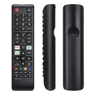 newest universal remote control for all samsung tv remote compatible all samsung lcd led hdtv 3d smart tvs models,with netflix/hulu/prime video buttons