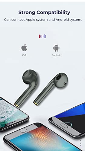 J18 Audifonos BT 5.0 Wireless Earphone Earbuds (White)