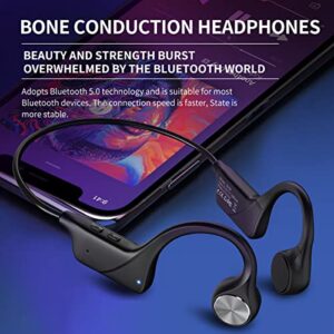 opiytou Bone Conduction Headphones Bluetooth,Wireless Open Ear Sport Headphones,Built-in Mic,IPX6 Sweat Resistant 001 0