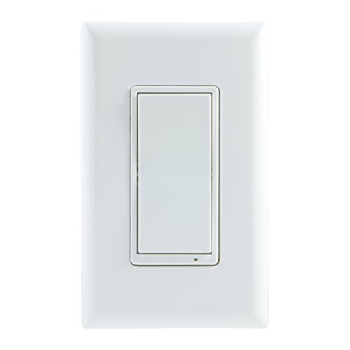 GE Zigbee Smart Switch In-Wall Lighting Control, Neutral Wire Required, Works Directly with Alexa Plus, Echo Show (2nd Gen), White & Light Almond, 45856GE