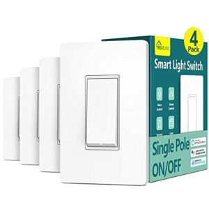 4 Pack Smart Dimmer Switch + 4 Pack Smart Light Switch Bundles