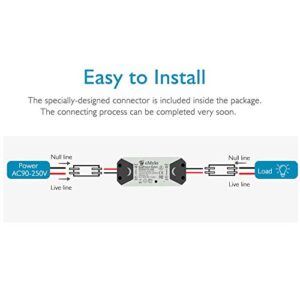 eMylo Smart Wireless Remote Control WiFi Switch Relay Module for Household Appliances Compatible with Alexa 4 Packs