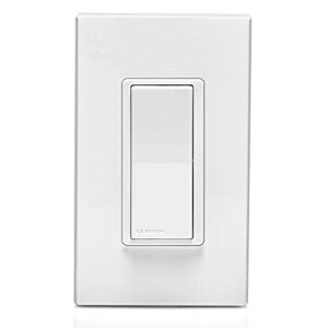 Leviton DD0SR-1Z Decora Companion Switch for Multi-Location Control, 120VAC, 60Hz, White, Ivory, Light Almond