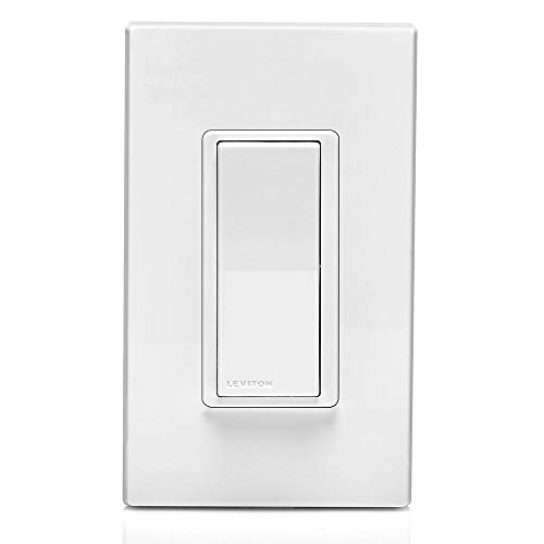 Leviton DD0SR-1Z Decora Companion Switch for Multi-Location Control, 120VAC, 60Hz, White, Ivory, Light Almond