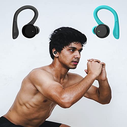 Wireless Earbuds with Earhooks ​Over Ear Sport Headphones Sweatproof Earphones Workout Jogging Gym