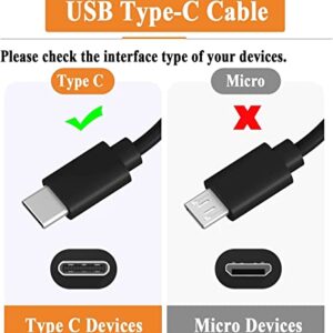 6Ft+9Ft Fast USB-C Charging Cords for Samsung Galaxy Tab A7 10.4"/ A7 Lite 8.7"/ A8 10.5"/S8/S7/S6/S6 Lite/S5e/S4, Tab A 10.1" 2019/8.0" 2017;SM-X700/X200/ SM-T500/220/380/510/610/307 Charger Cables