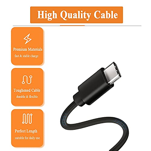 6Ft+9Ft Fast USB-C Charging Cords for Samsung Galaxy Tab A7 10.4"/ A7 Lite 8.7"/ A8 10.5"/S8/S7/S6/S6 Lite/S5e/S4, Tab A 10.1" 2019/8.0" 2017;SM-X700/X200/ SM-T500/220/380/510/610/307 Charger Cables