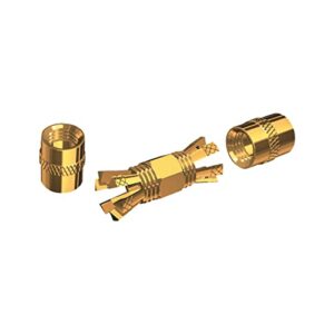 shakespeare pl-258-cp-g marine center pin spice connector , gold
