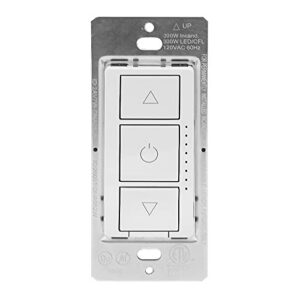 Luvoni WiFi Smart Dimmer Switch, 3-Way/Single Pole Electrical Light Switch, 3 Button, 300 Watt max, LED Compatible, Screwless Wall Plate Included, Compatible with Alexa and Google Assistant